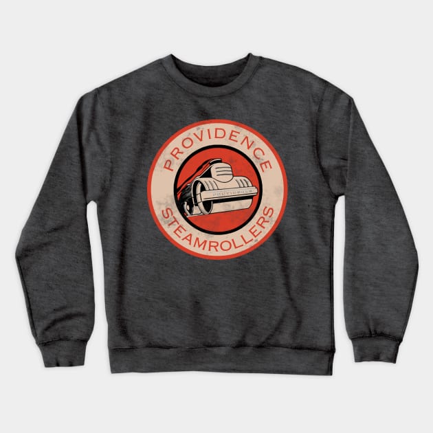 Providence Steamrollers )( Retro Defunct Football Fan Art Crewneck Sweatshirt by darklordpug